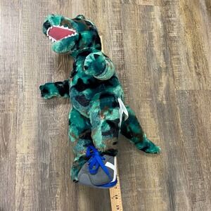 Build-A-Bear Camo T-Rex Dinosaur Plush Green Camouflage (clothes not included)